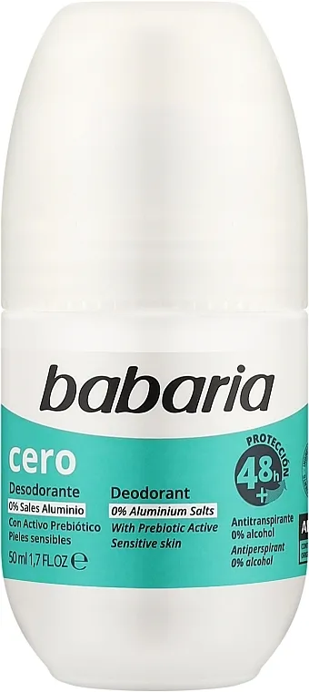 Babaria Desodorante Roll-On Dezodorans "Cero"