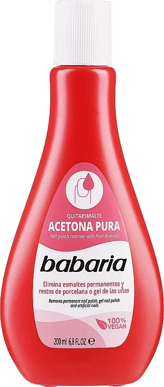 Babaria Pure Acetone Odstranjivač laka za nokte