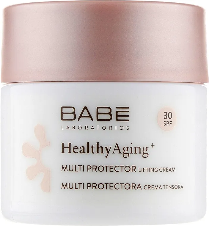 Babe Laboratorios Healthy Aging Multi Protector Lifting Cream Dnevna višestruka zaštitna lifting krema s DMAE i SPF 30