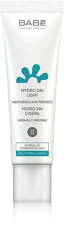 BABE Laboratorios Hydro 24h Light SPF20 Lagana krema za lice "24 sata hidratacije" sa SPF20