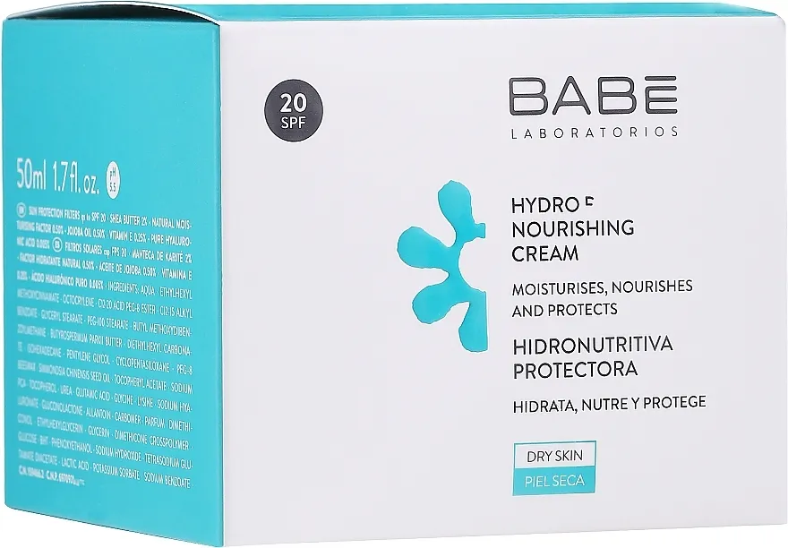 Babe Laboratorios Hydro Nourishing Cream Hidratantna hranjiva krema SPF 20