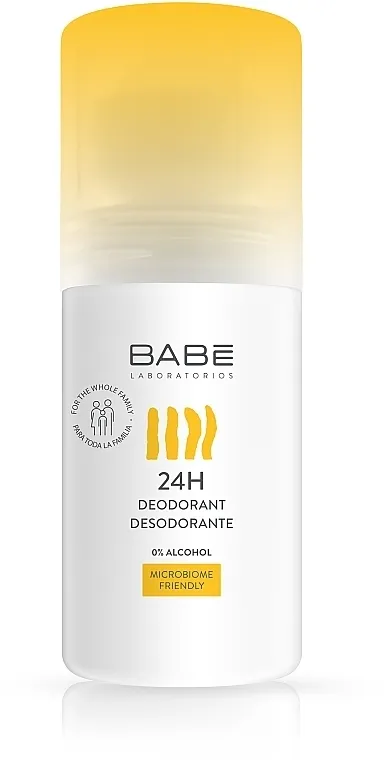 Babe Laboratorios Sensitive Roll-On Deodorant Dezodorans za cijelu obitelj "24 sata zaštite" s prebiotikom