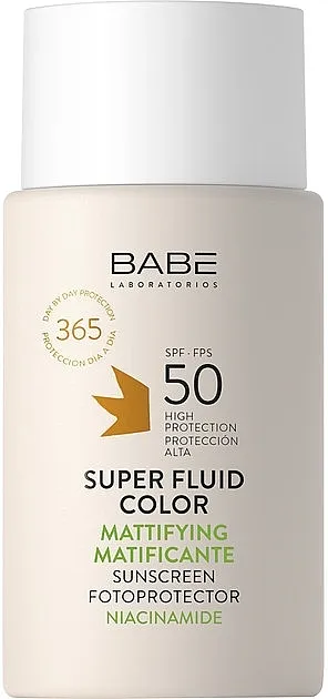 Babe Laboratorios Sun Protection Sunscreen super tečni puder BB sa tonirajućim i matirajućim efektom SPF 50