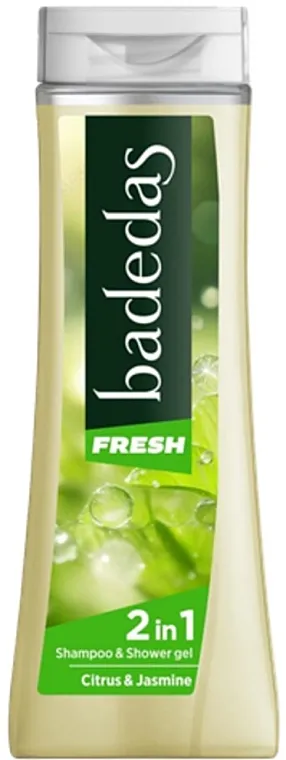 Badedas Fresh Shampoo &amp; Shower Gel 2 In 1 Citrus &amp; Jasmine Šampon i gel za tuširanje Citrus i Jasmin