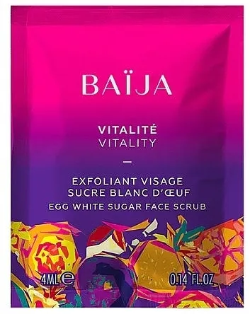 Baija Egg White Sugar Face Scrub (próbka) Piling za lice