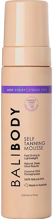 Bali Body Self Tanning Mousse Mousse za samotamnjenje tela