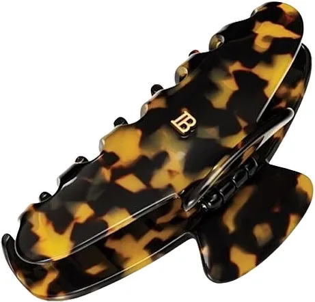 Balmain Paris Hair Couture Cellulose Large Tortoise Shell Šnala za kosu u obliku krabe