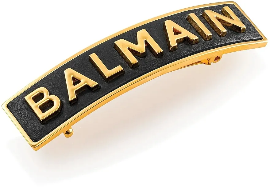 Balmain Paris Hair Couture Limited Edition Gold Barrette Pour Cheveux M FW 2020 Ukosnica