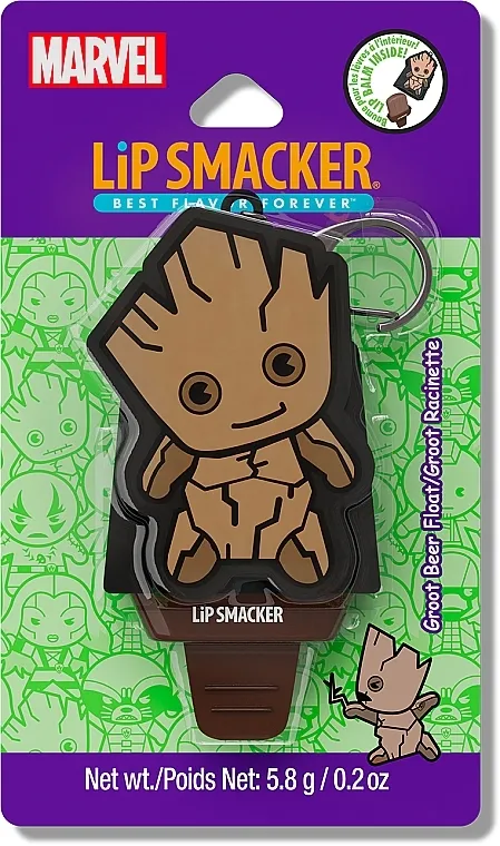 balzam za usne Lip Smacker Marvel Groot Beer Float Groot Racinette
