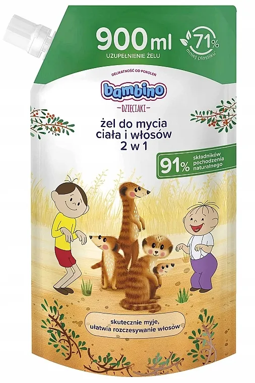 Bambino (refill) Gel za tuširanje i pranje kose 2 u 1