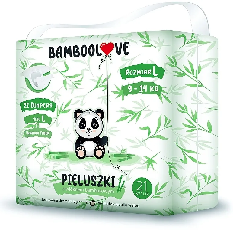 Bamboolove Bambus pelene, L (9-14 kg), 21 kom.