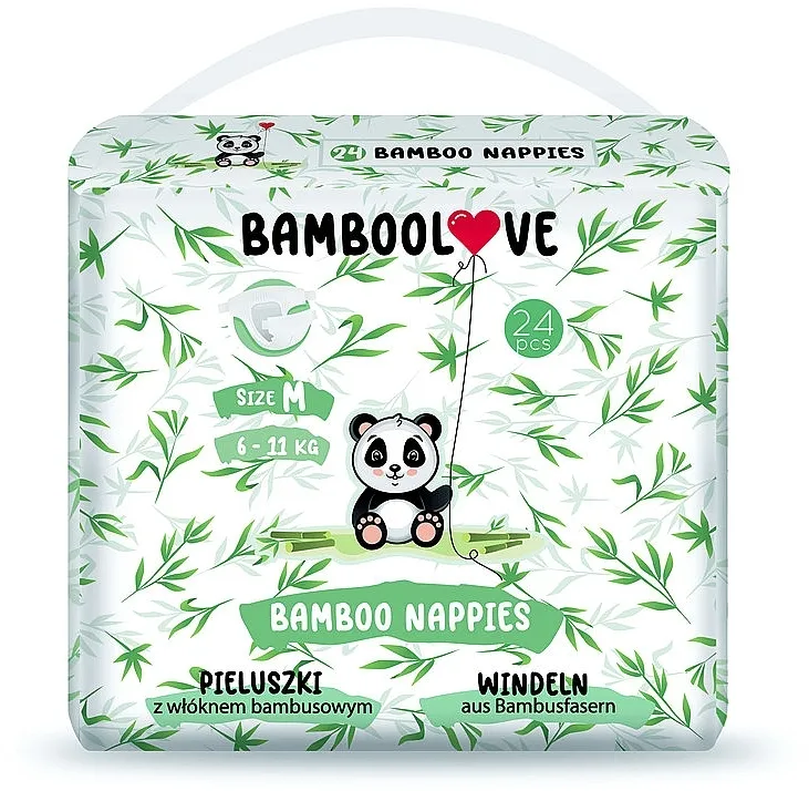 Bamboolove Bambus pelene, M (6-11 kg), 24 kom.