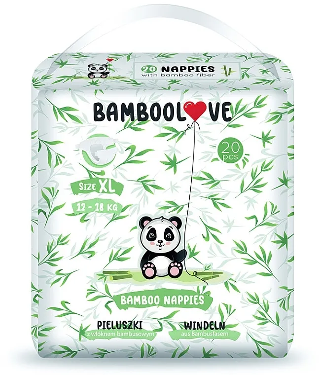 Bamboolove Bambus pelene, XL (12-18 kg), 20 kom.