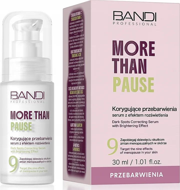 Bandi More Than Pause Dark Spots Correcting Serum With Brightening Effect Serum protiv hiperpigmentacije sa efektom posvetljivanja
