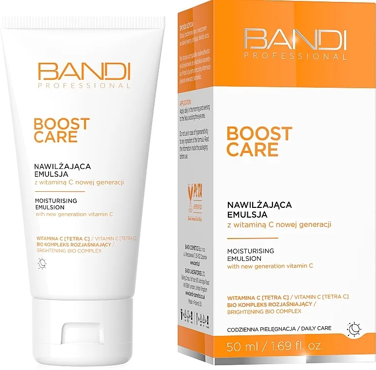 Bandi Professional Boost Care Moisturising Emulsion Hidratantna emulzija sa vitaminom C nove generacije