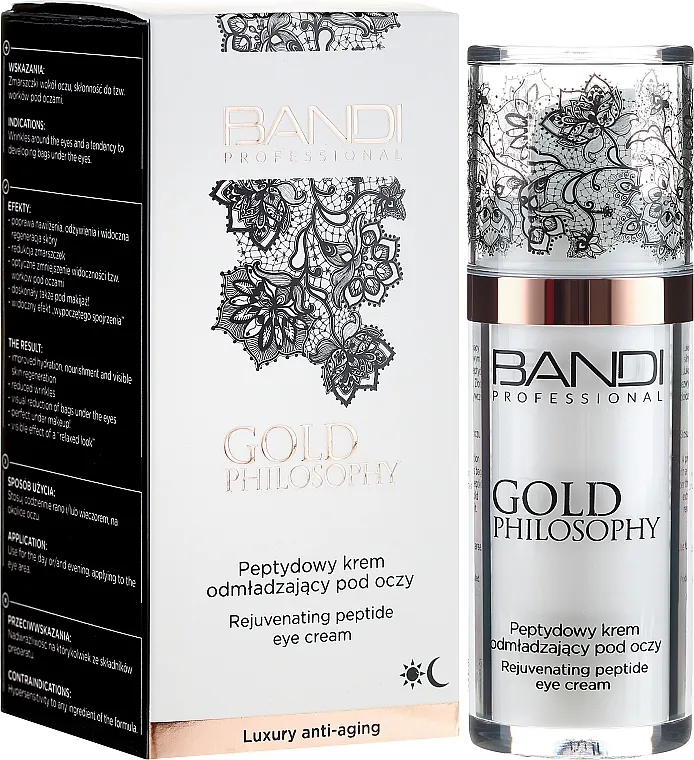 Bandi Professional Gold Philosophy Rejuvenating Peptide Eye Cream Peptidna krema za područje oko očiju