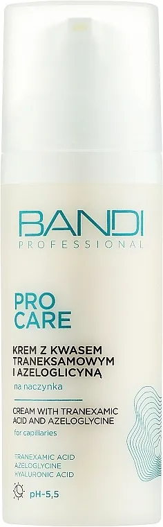 Bandi Professional Pro Care Tranexamic Acid And Azeloglycine Face Cream Krema za lice sa traneksaminskom i azeloglicinskom kiselinom