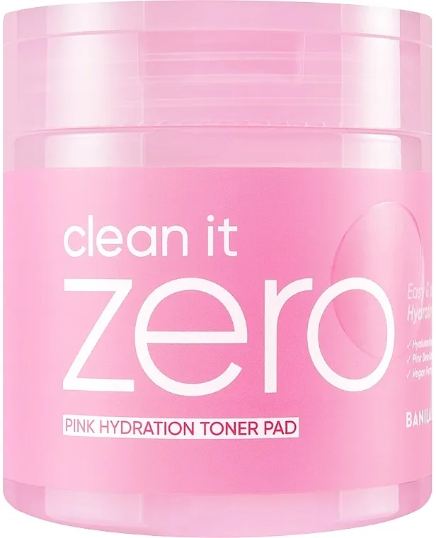 Banila Co Clean It Zero Pink Hydrattion Toner Pad Tonirajući hidratantni jastučići za lice