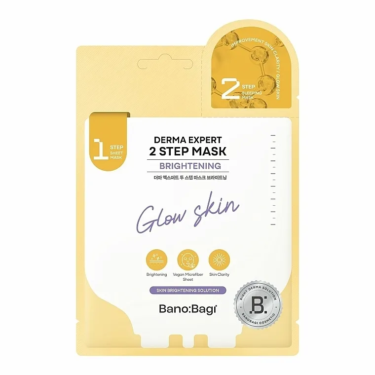 Banobagi Derma Expert Brightening 2 Step Mask Dvofazna posvetljujuća maska za lice
