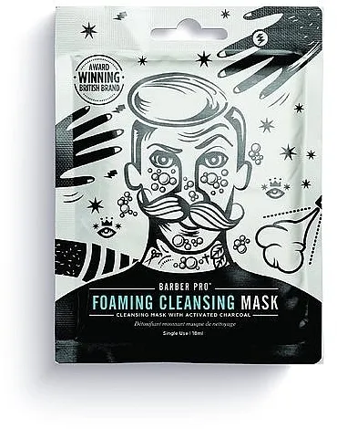 BarberPro Foaming Cleansing Mask Penušava maska za muškarce