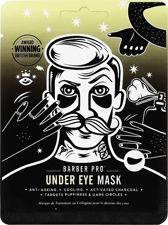 BarberPro Under Eye Mask Flasteri za oči za muškarce