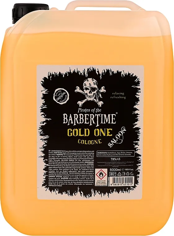 Barbertime Saloon Cologne Gold One Kolonjska voda posle brijanja Gold One
