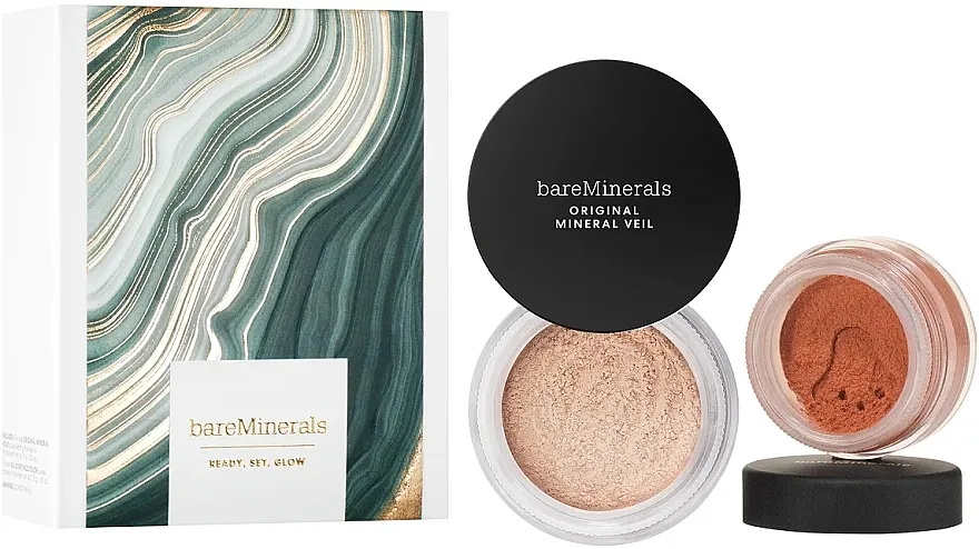 Bare Minerals Ready, Set, Glow Complexion Duo (powder/8.5g+bronzing/powder/1.5g) Komplet