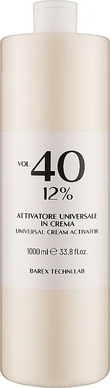 Barex Italiana Techni.Lab Universal Cream Activator 12% Univerzalni krem aktivator 12%