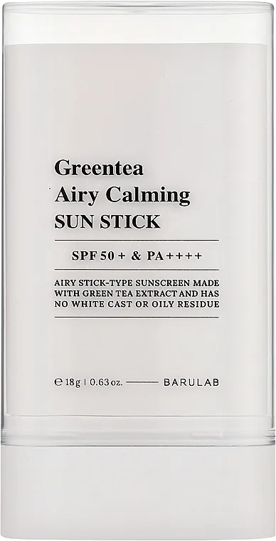 Barulab Greentea Airy Calming Sun Stick Spf 50+ Stik za zaštitu od sunca za lice