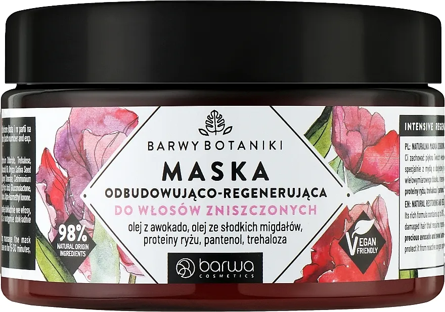 Barwa Barwy Botaniki Maska za oštećenu kosu
