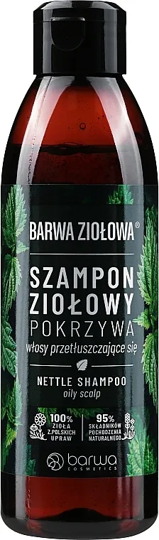 Barwa Herbal Nettle Shampoo Šampon s ekstraktom koprive za masnu kosu