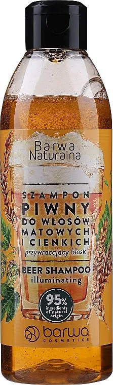 Barwa Natural Beer Shampoo With Vitamin Complex Šampon za pivo
