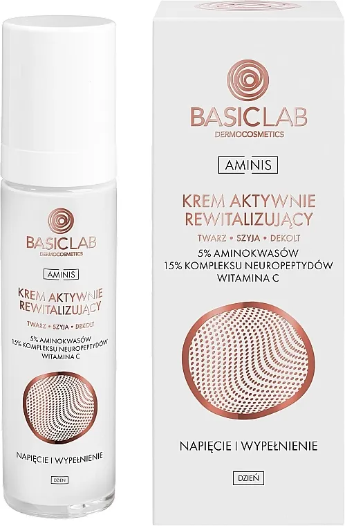 BasicLab Aminis Active Revitalizing Day Face Cream Aktivna revitalizirajuća dnevna krema za lice