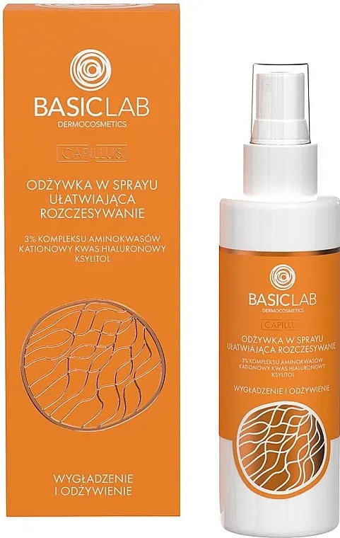 BasicLab Dermocosmetics Capillus Regenerator u spreju za lakše raščešljavanje