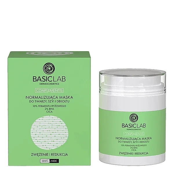 BasicLab Dermocosmetics Complementis Face Mask Normalizujuća maska za lice, vrat i dekolte