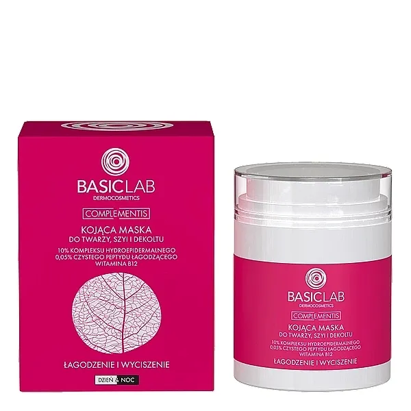 BasicLab Dermocosmetics Complementis Face Mask Umarujuća maska za lice, vrat i dekolte