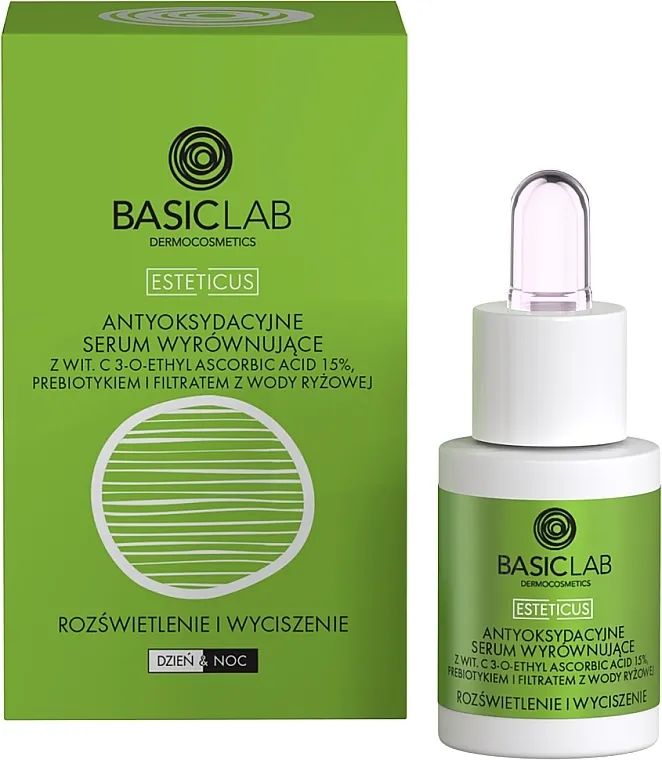 BasicLab Dermocosmetics Esteticus Antioxidant Serum Serum za izravnavanje antioksidansa vitamina C 15%