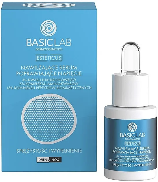 BasicLab Dermocosmetics Esteticus Hidratantni serum za lice sa 3% hijaluronskom kiselinom