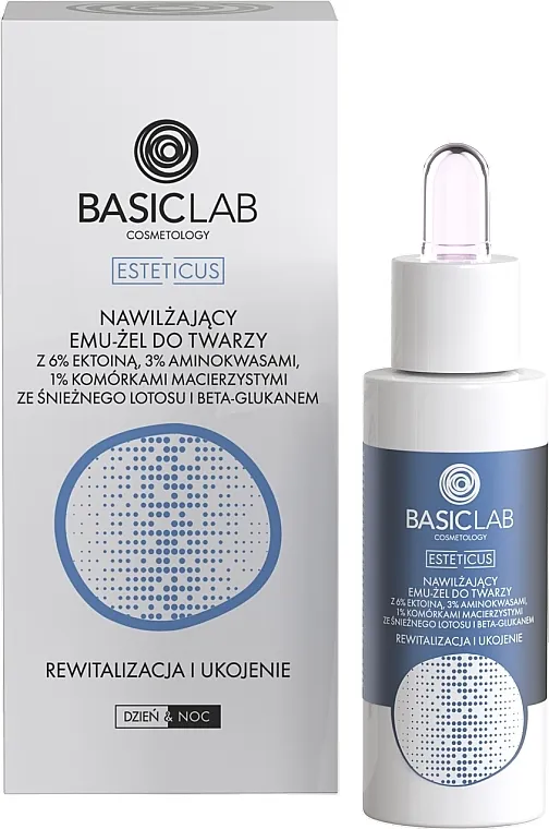 BasicLab Dermocosmetics Esteticus Revitalizirajući i umirujući serum za lice