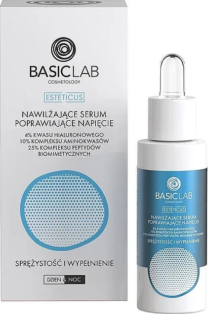 BasicLab Dermocosmetics Esteticus Serum za lice sa 4% hijaluronske kiseline