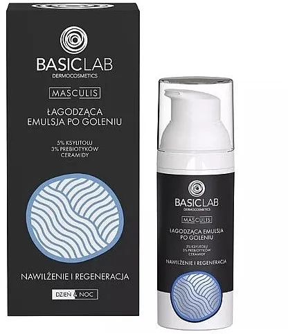 BasicLab Dermocosmetics Masculis Umirujuća emulzija posle brijanja