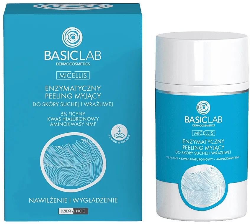 BasicLab Dermocosmetics Micellis Enzimski piling za čišćenje suve i osetljive kože