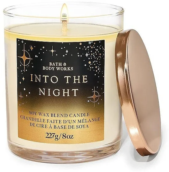 Bath &amp; Body Works Into The Night Single Wick Candle Mirisna sveća sa jednim fitiljem Into The Night
