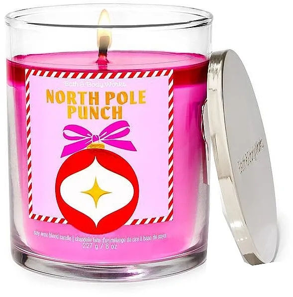 Bath &amp; Body Works North Pole Punch Candle Mirisna sveća