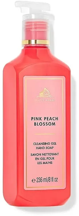 Bath &amp; Body Works White Barn Pink Peach Blossom Cleansing Gel Hand Soap Gel sapun za ruke