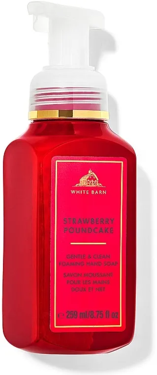 Bath &amp; Body Works White Barn Strawberry Pound Cake Foaming Hand Soap Sapun za ruke