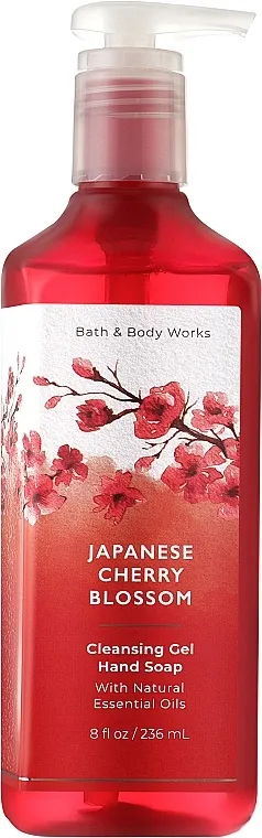 Bath and Body Works Japanese Cherry Blossom Cleansing Gel Hand Soap Set
