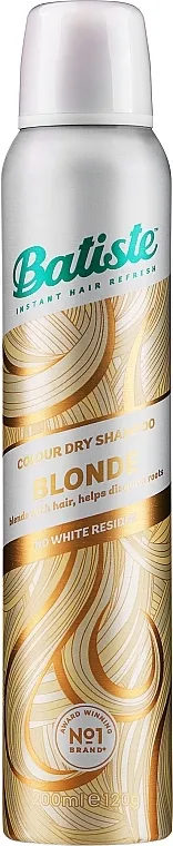 Batiste Dry Shampoo Plus With A Hint Of Colour Brilliant Blonde Suhi šampon