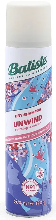 Batiste Unwind Calming Lavander Dry Shampoo Suvi šampon sa mirisom lavande