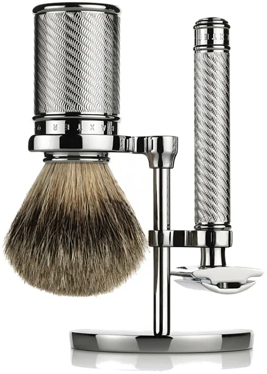 Baxter of California (sh/brush/1pc + razor/1pc + stand/1pc) Shaving Set